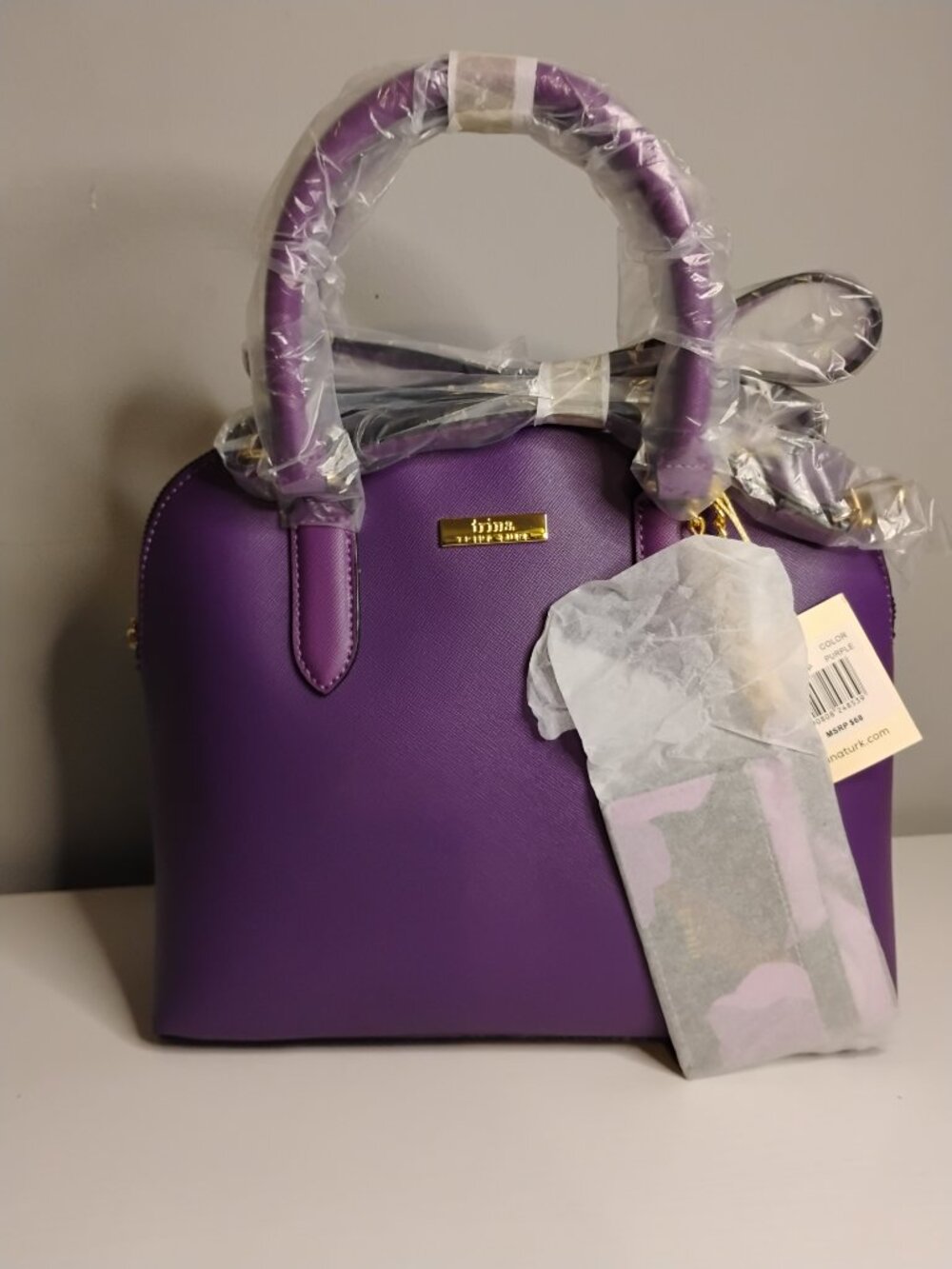 Trina Turk Purple bag - Picture 3 of 7
